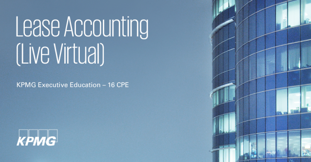 cconroyexeced's tweet photo. Join us (virtually) on November 1–4 for Lease Accounting (16 hours over 4 days). Learn the requirements of the standard, its logic, implications and problem areas that concern financial statement preparers. Estimated CPE: 16. https://t.co/rcFcEWfrsx https://t.co/zQPUKWrpFJ