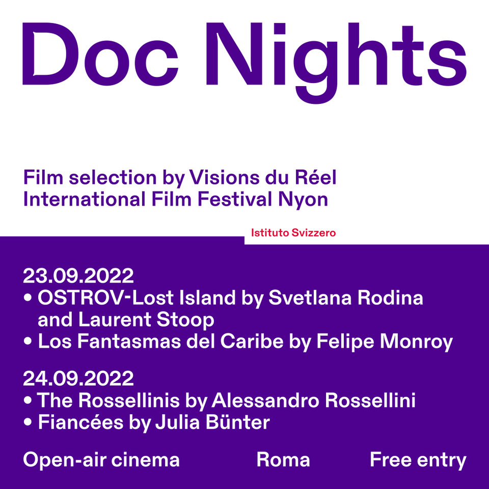 Ist_Svizzero's tweet photo. Open-air #cinema with a selection by @visionsdureel.
Find out more about the 4 films, watch the trailers here:

Ostrov-Lost Island: https://t.co/wu7xuh4Lph
Los Fantasmas del Caribe: https://t.co/hhq3JfIffZ
The Rossellinis: https://t.co/PTQ4GSziXa
Fiancées: https://t.co/EvM3dTwr4e https://t.co/yoVuMcVLnk