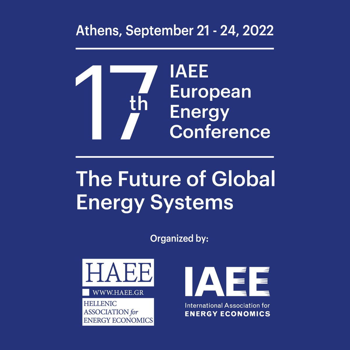 📢 The Full #IAEE2022ATH Conference Agenda is out now!
haee.gr/media/4534/iae…

The first physical IAEE European Energy Conference in the post Covid-19 era.

📅21-24 September 2022
❗Don't miss the chance and Register now: lnkd.in/dw-TjFhY