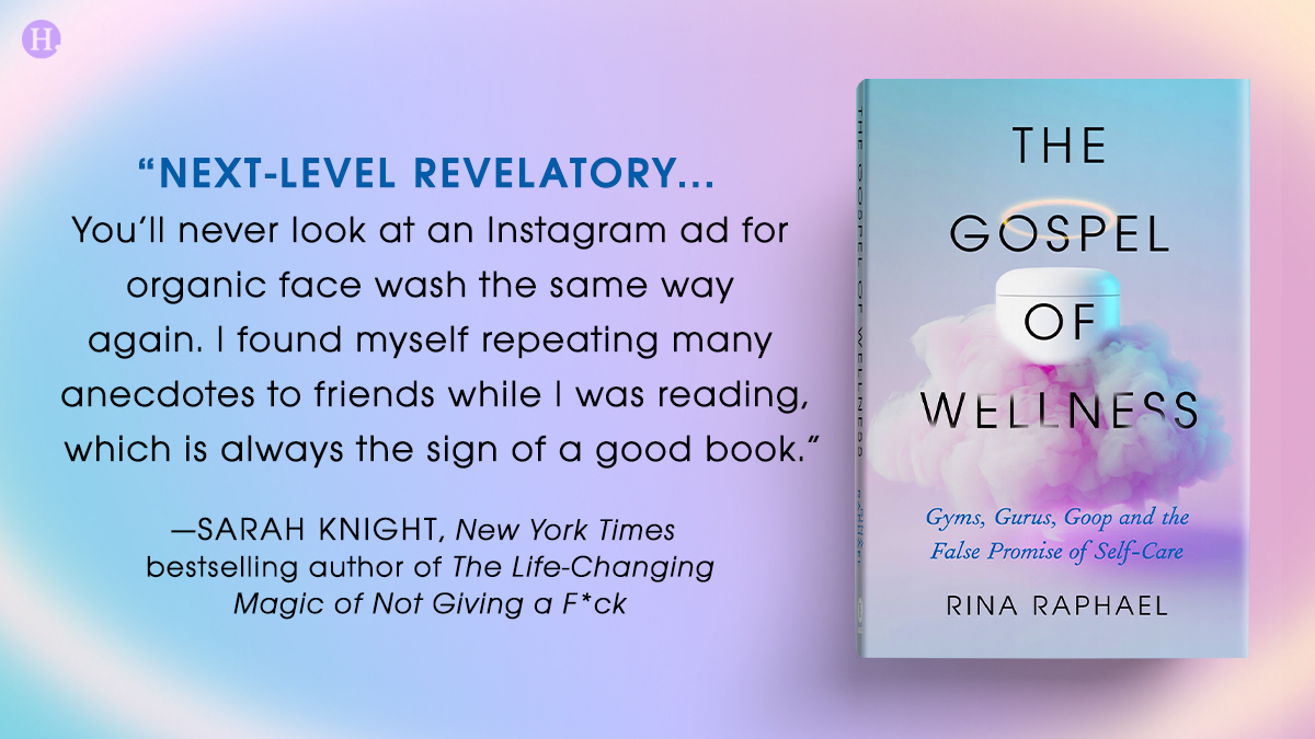 I am excited to announce that my book is out today!

"The Gospel of Wellness" covers the explosion of the wellness industry: how it stems from legitimate complaints, how seductive marketing targets hopeful consumers, and why women are opening up their wallets like never before.
