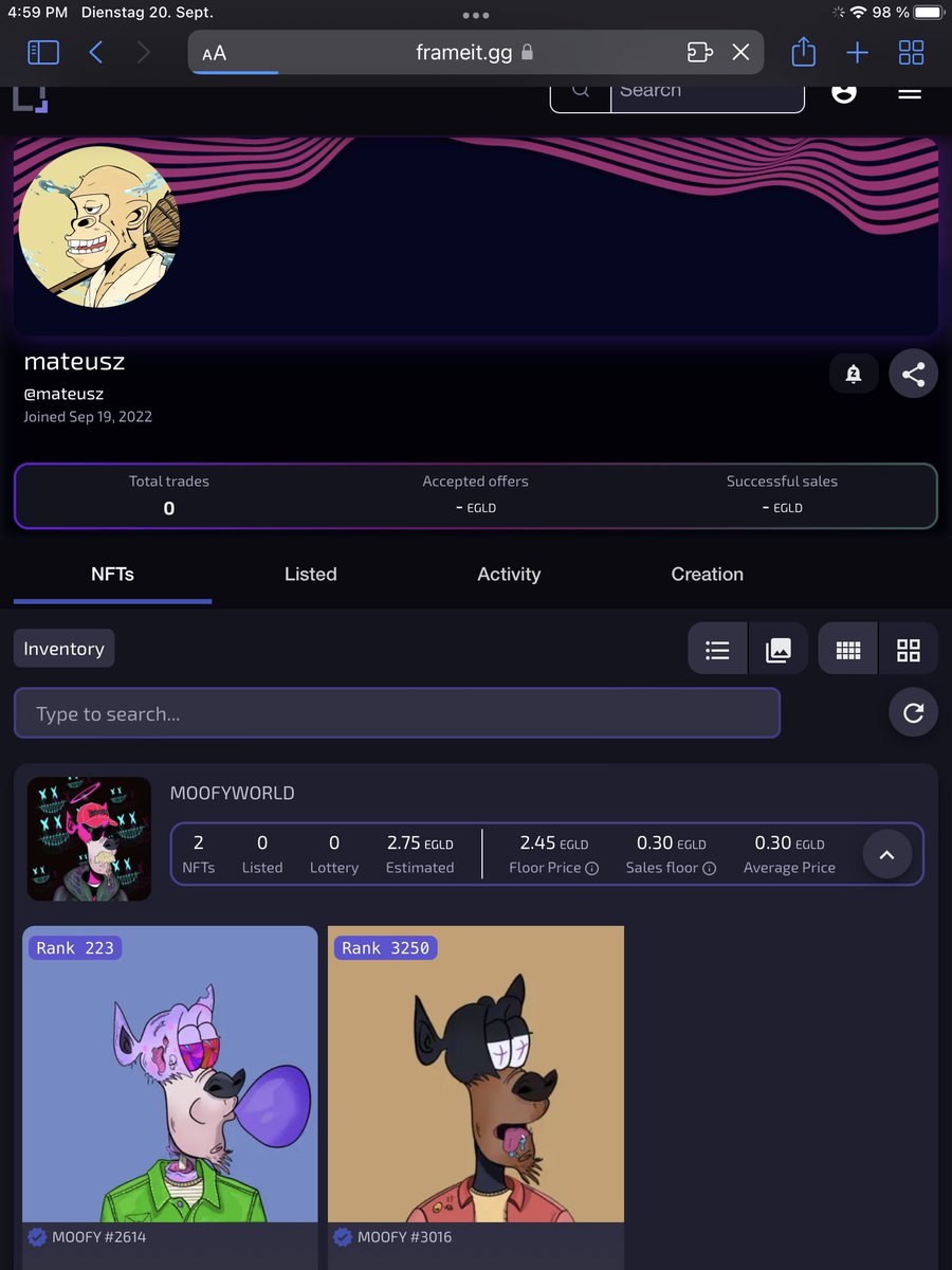 moofyworld's tweet photo. Hey my friend you minted a zombie head moofy! Pls DM me you've won a gift! 

like 👍 RT🔄 for him to se it, so he can get his prize💯

#ElrondNFT #ElrondCommunity #ElrondNetwork #EGLD https://t.co/uoPoETdDAy
