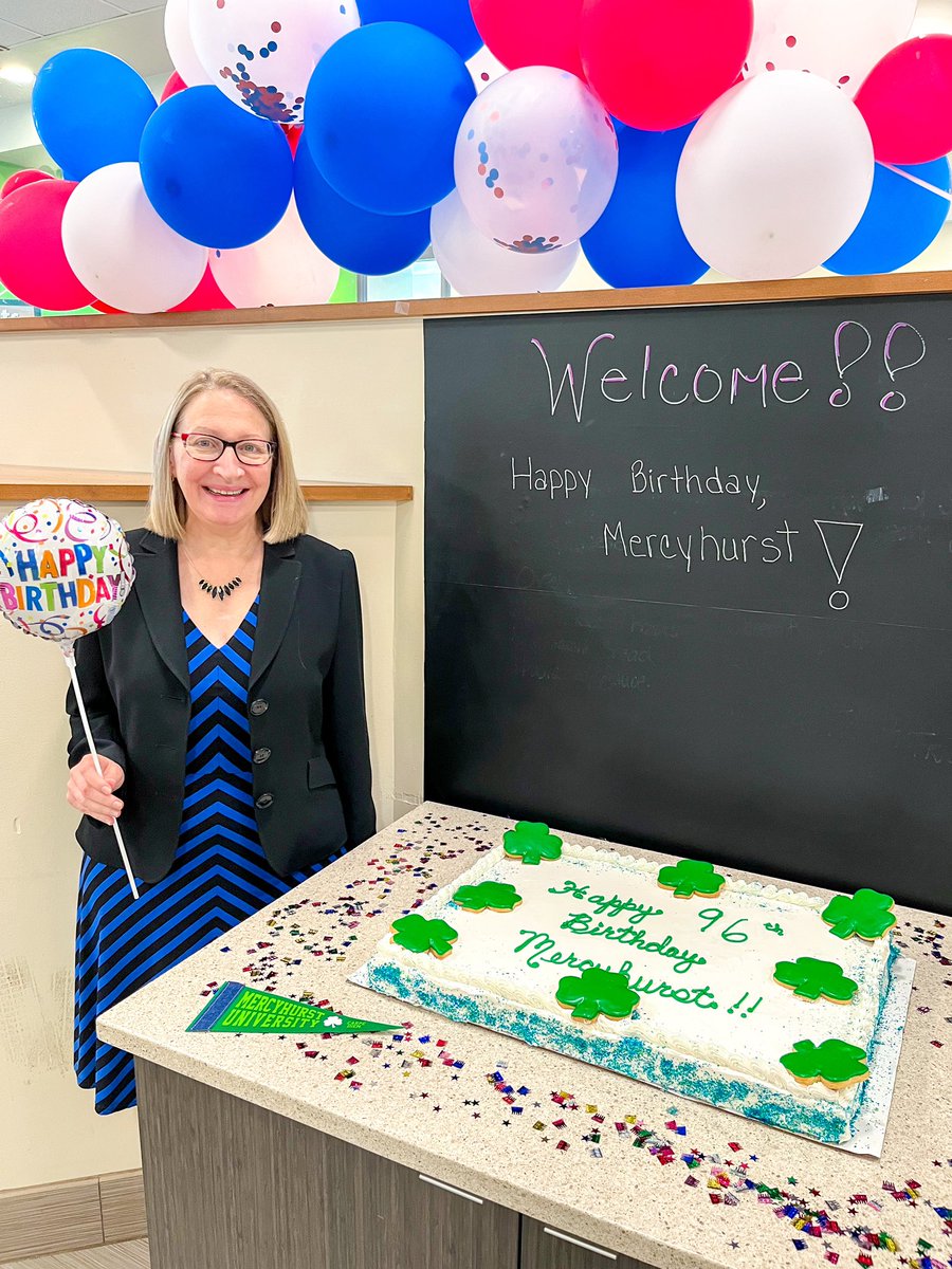 MercyhurstU's tweet photo. Happy 96th birthday, Mercyhurst! ☘️🎂 https://t.co/bXf7U3PF5O