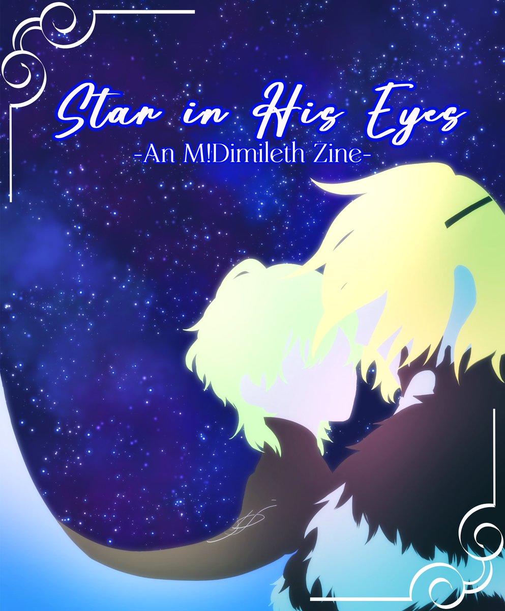 MDimilethZine's tweet photo. We're happy to announce the theme for our mdimileth zine! ✨
Star in His Eyes: an mDimileth Zine sign ups are now open! 
#dimileth #mdimileth #fe3hzines

Info in the thread 💙💚💙 https://t.co/yV7CYuBUsY
