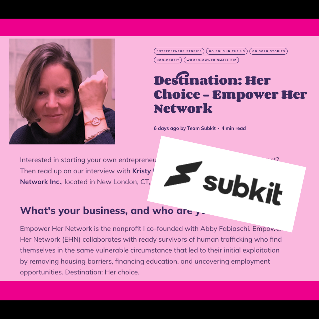 Today's #discoverytuesday features an interview with co-founder Kristy Norbert on @wearesubkit! Click the link to read and forward to all your friends, colleagues, and acquaintances so they can see all the incredible work <a href="/empowerherus/">Empower Her Network</a> is doing every day! gosolo.subkit.com/empower-her-ne…