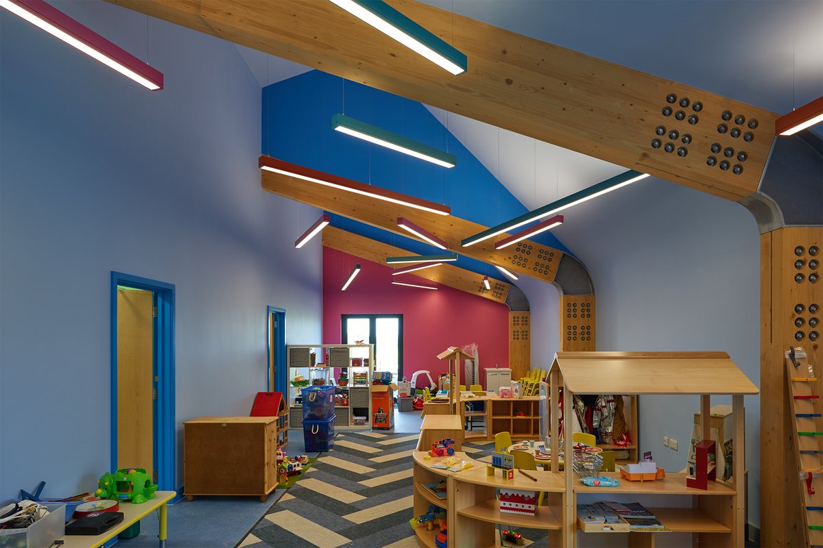Hacel1's tweet photo. Hacel Lighting were at the forefront in providing bespoke colour, class leading luminaires offering high performance, energy efficiency and uniform lighting to enhance the colourful environment of Bright Stars Nursery.

View the project here: https://t.co/c7sSrL7P37 https://t.co/uz4VLeuV3B