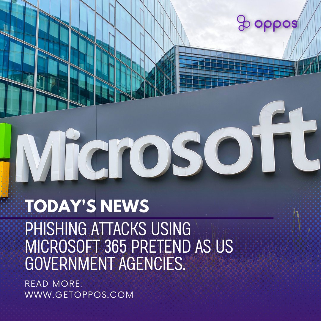 GetOppos's tweet photo. Phishing attacks using Microsoft 365 pretend as US government agencies.
The phishing actors behind this effort have made changes to boost its success. Cofense reports phishing emails to have a consistent format, big logos, and a link to the PDF.
#getoppos #microsoft https://t.co/5jL0GhF099