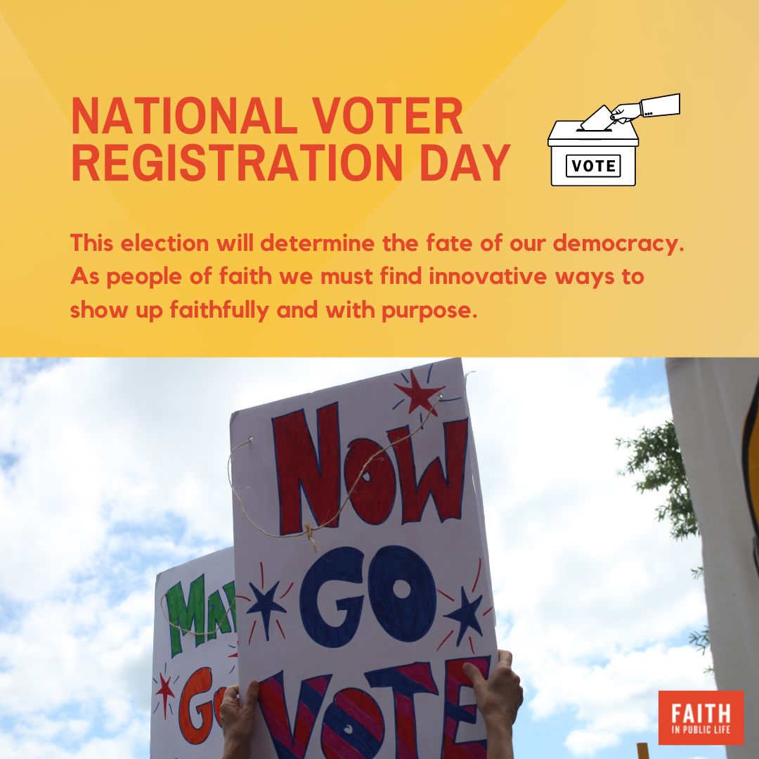 We are less than 50 days away from the 2022 midterm elections on Nov 8. Today, as we recognize #NationalVoterRegistrationDay we’re honoring leaders like Fannie Lou Hamer, who fought tirelessly for the freedom to vote, and remembering that “nobody's free until everybody's free.”