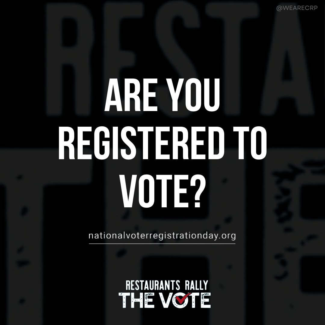 1 in 4 eligible voters aren't registered to vote.  8.3 Million people are newly eligible since the last election.  Make sure your voice is heard.  It takes just two minutes to register or check your registration today! bit.ly/3hVCLWF