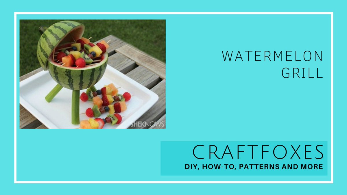 craftfoxes's tweet photo. This is a very clever take on the watermelon bowl, when you need to elevate your centerpiece to the next level.

https://t.co/Nt8MY4Ty19

#watermelon #watermelonrecipes #partyfood #partydecor #partycenterpiece #art #Craft #shop #artsandcrafts https://t.co/aae9Q6c2zM