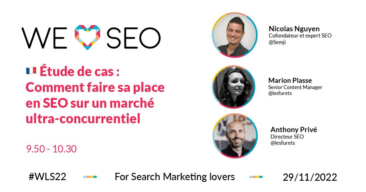 ➡️ "Comment faire sa place en SEO sur un marché ultra-concurrentiel", <a href="/LesFurets/">lesfurets</a> x <a href="/Semji_fr/">Semji</a>
Une Content Factory qui assure💪 ! Découvrez la stratégie SEO et le mode de fonctionnement d'un pure player qui réussi la prouesse de dépasser des acteurs historiques.