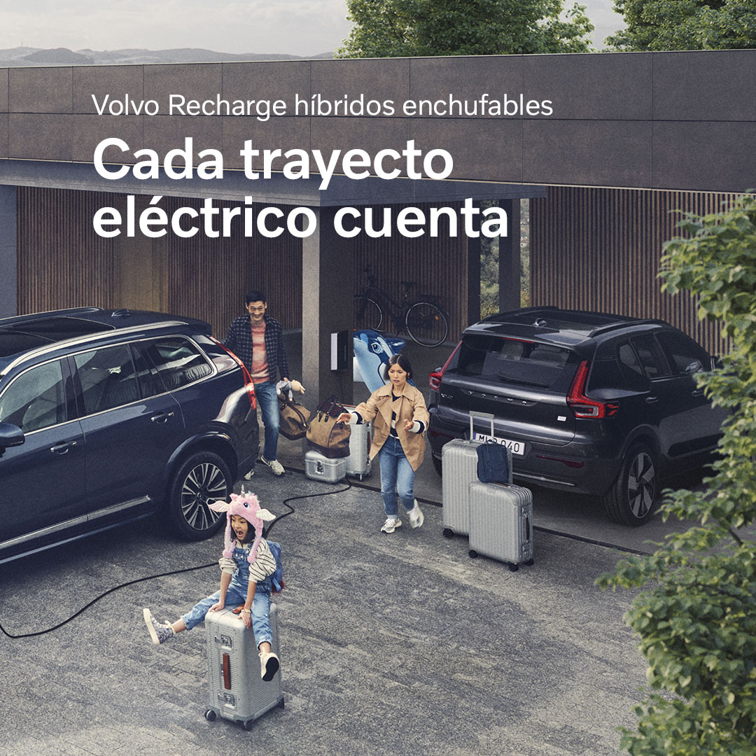 Con nuestros #Volvo #Recharge híbridos enchufables siempre tendrás un plan B. Muévete en tu día a día en eléctrico y tendrás también una alternativa para tus largos viajes