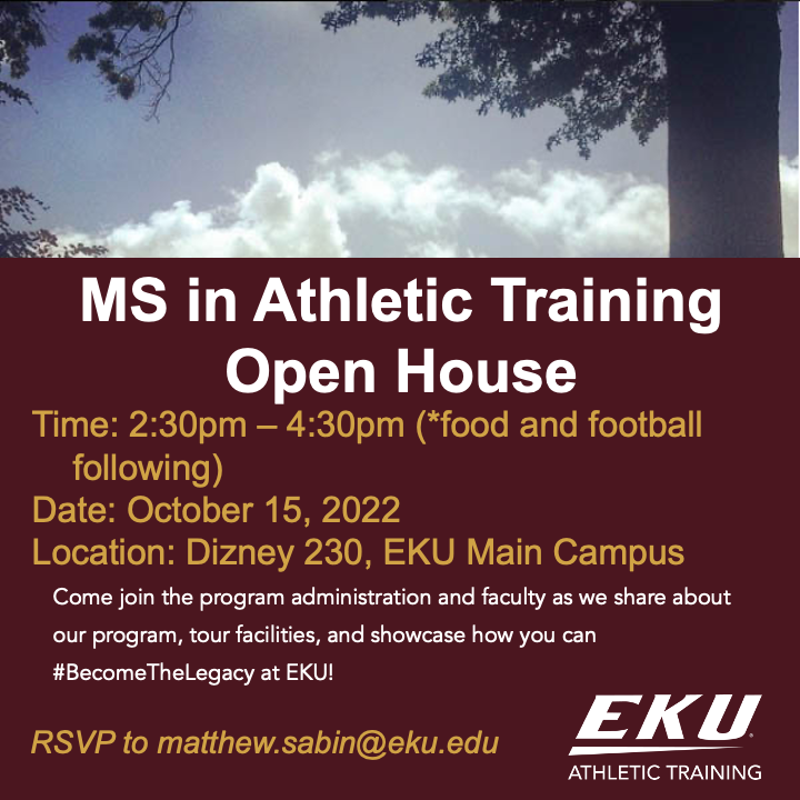 EKU Athletic Training Program tweet media