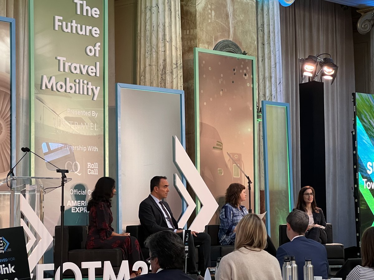 USTravel's tweet photo. .@Hilton's Jean Garris Hand shares the importance of establishing partnerships that make it possible to #MeetWithPurpose, with sustainability top of mind—from opportunities to offset emissions and reduce environmental impact to supporting local communities. #FOTM22 https://t.co/dvEZSKMMvb