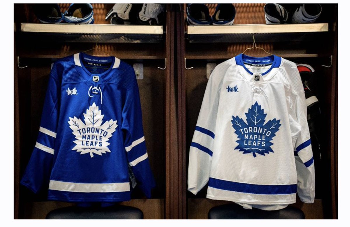 The first-ever sponsorship patch on #leafs game sweaters will be the Dairy Farmers of Ontario’s “Milk” logo.