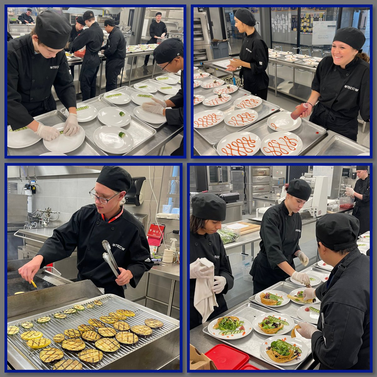 CulinArtistries's tweet photo. Students are getting ready for our first big event of the year, for the Lewisville and Flower Mound Chambers of Commerce, along with the @lewisvilleisd School Board and Dr @loriRapp!
@DarronDerosa @HospitalityTX #BeyondAllLimits #CareerReady #lisd_cte #FOREward @teccwest https://t.co/I2jLP9p82L
