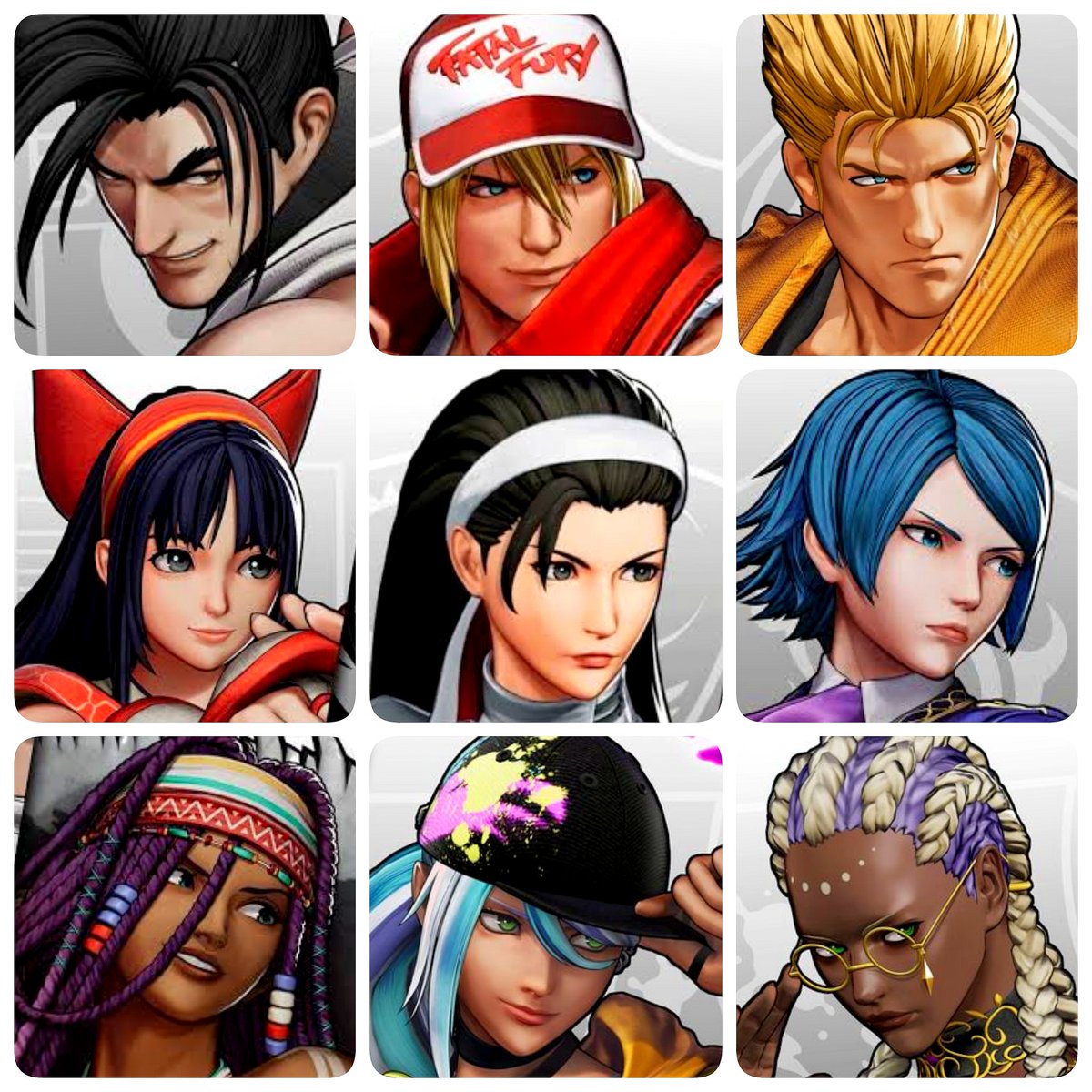 This is my predict if each member of Team Samurai have special ending in  KOFXV. 1. SNK Hero - Haohmaru, Terry, Ryo 2. Sacred Woman - Nakoruru,  Chizuru, Elisabeth 3. Newcomer -, image size:1200x1200