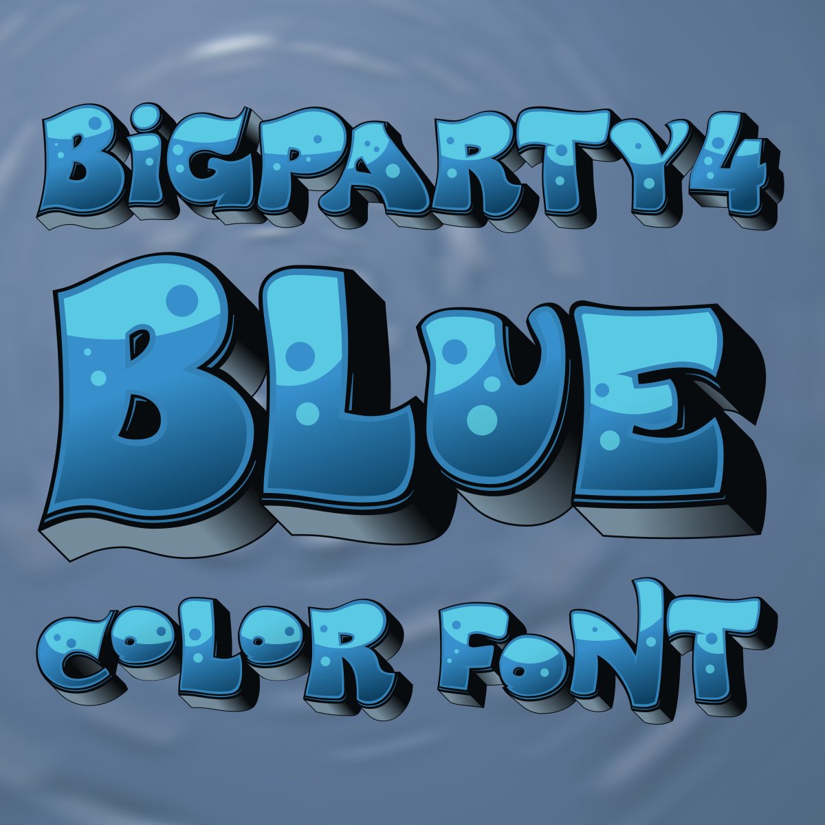 glukfonts's tweet photo. BigParty4-Blue color font in #COLRv1 and #OpenTypeSVG formats ready for download here:
https://t.co/q5ualRImgo
#colorfonts #fonts #colorfont #typography https://t.co/Et6Rcy6sRS