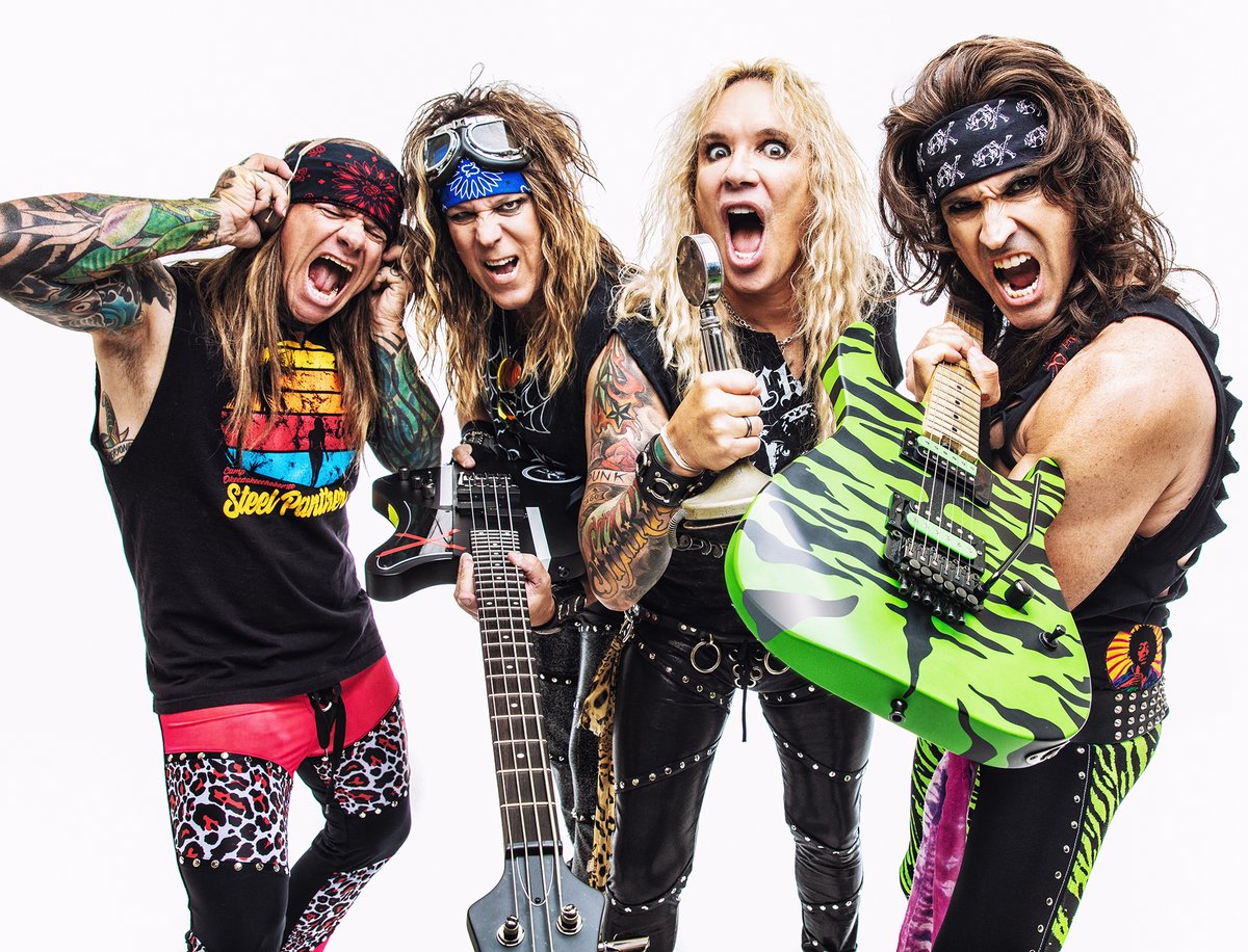 Steel_Panther's tweet photo. THE WAIT IS OVER!!  We could NOT be more excited to OFFICIALLY announce that Spyder is our new full-time bassist!!  Come out and celebrate with us on the NEWLY ANNOUNCED "A Claus &amp; Paws Holiday Party"!!  🕷
FULL DETAILS >>> https://t.co/qUp6BOwFZA https://t.co/8VV9rc2feR