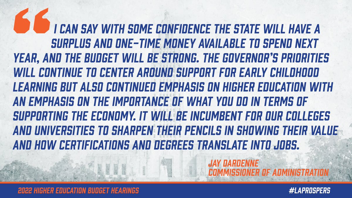 Louisiana Board of Regents tweet media