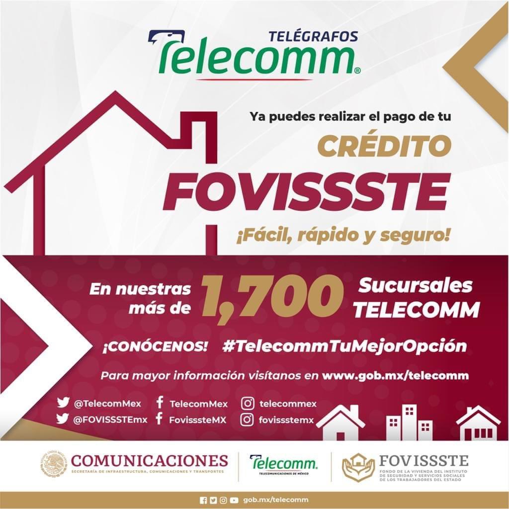 FinabienMorelos's tweet photo. Recuerda que en las 35 #Sucursales de #TelecommMorelos tus pagos de tus créditos de FOVISSSTE E INFONAVIT
se harán de manera rápida sin hacer filas.
#TelecommCercaDeTi
#TelecommTuMejorOpción https://t.co/ICk3LBgTEt