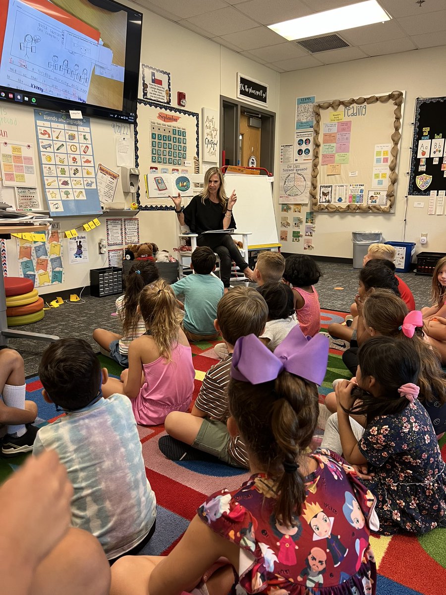 Thank you <a href="/collinde/">Deanna Collins</a> for coming to read to us today! We loved learning more about technology and the right way to use it!