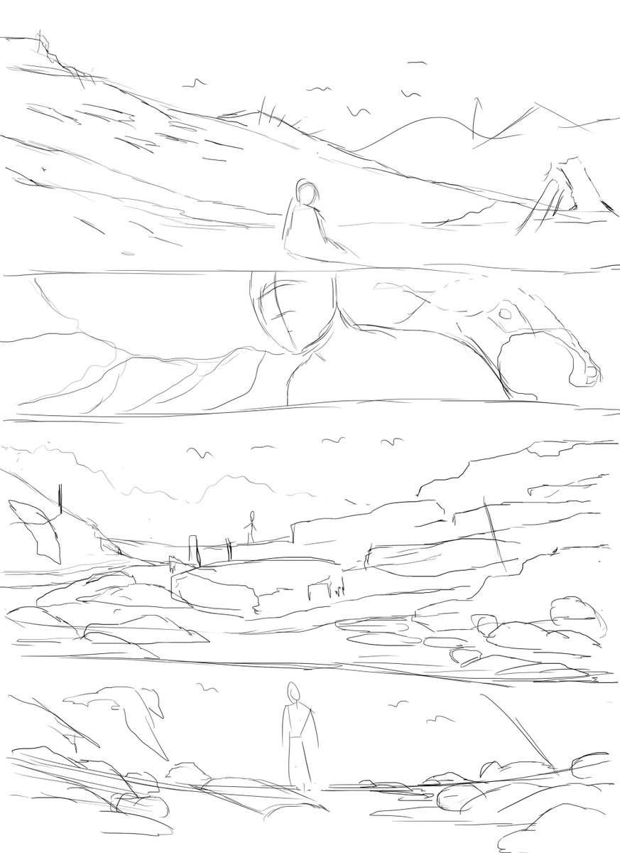 adtriariosvenit's tweet photo. El remake del prólogo progresa adecuadamente. Puede que incluso lo termine antes de octubre y todo. Cuatro meses para seis páginas no está mal 😂
Mientras tanto, sketch vs. final de la página 34 😀
#Enodia https://t.co/DKk9Qk5SfL