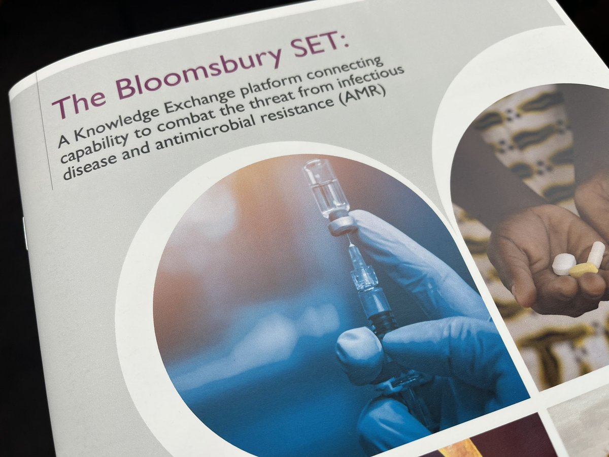 Valuable and fascinating day working with @BloomsburySET1 exploring industry, research & academic collaborations. Vital for vaccines, future diseases or antimicrobial resistance. A speaker at today’s Bloomsbury SET event was even called Virginia - so hit all the right buttons.😉
