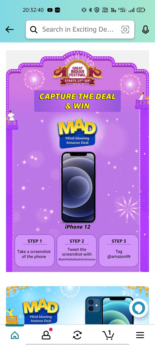 renjithrrkj's tweet photo. #EpicMobileDealsOnAmazon 
Anything for discount https://t.co/sPpQOpxjQ8