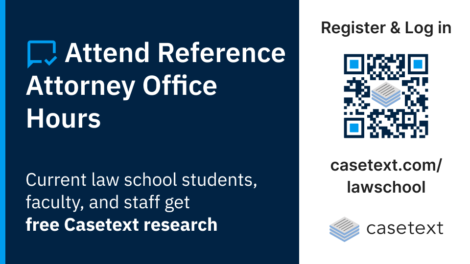 casetext's tweet photo. Legal research is hard. Casetext isn’t. All US #lawschool students, faculty, and staff get free, live-chat office hours with our reference attorneys, M-F, 3-5 pm Pacific/6-8 pm Eastern. Download a reminder and join us at: https://t.co/MgYB3Fim0x
 
#lawschool #AI #legalresearch https://t.co/CUGz4xRR3E