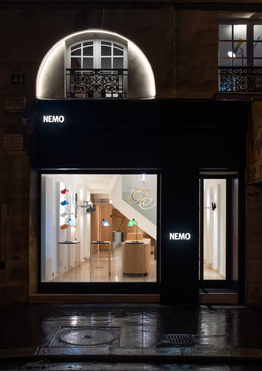 Nemo_Srl's tweet photo. NEW OPENING: NEMO GALERIE PARIS
Nemo Showroom in Paris reopened its doors at 44, rue du Bac with a new location, conceived by @HELLO_KARL.

Discover more: https://t.co/pjFUlVU7fn

#nemolighting #lightingdesign https://t.co/8tO9HsENYF