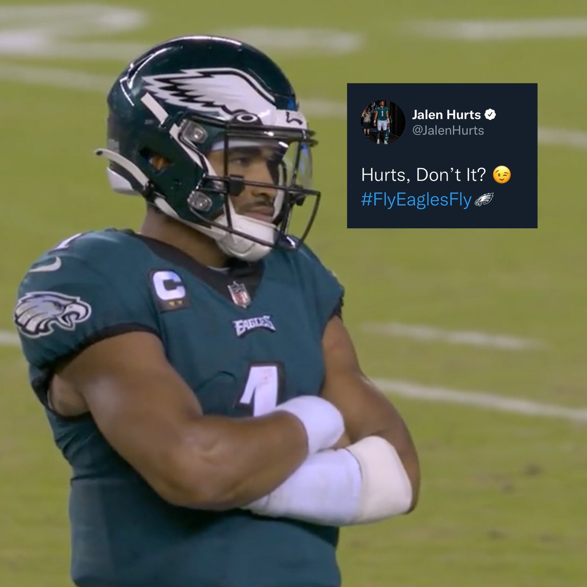 jalen hurts fly eagles fly