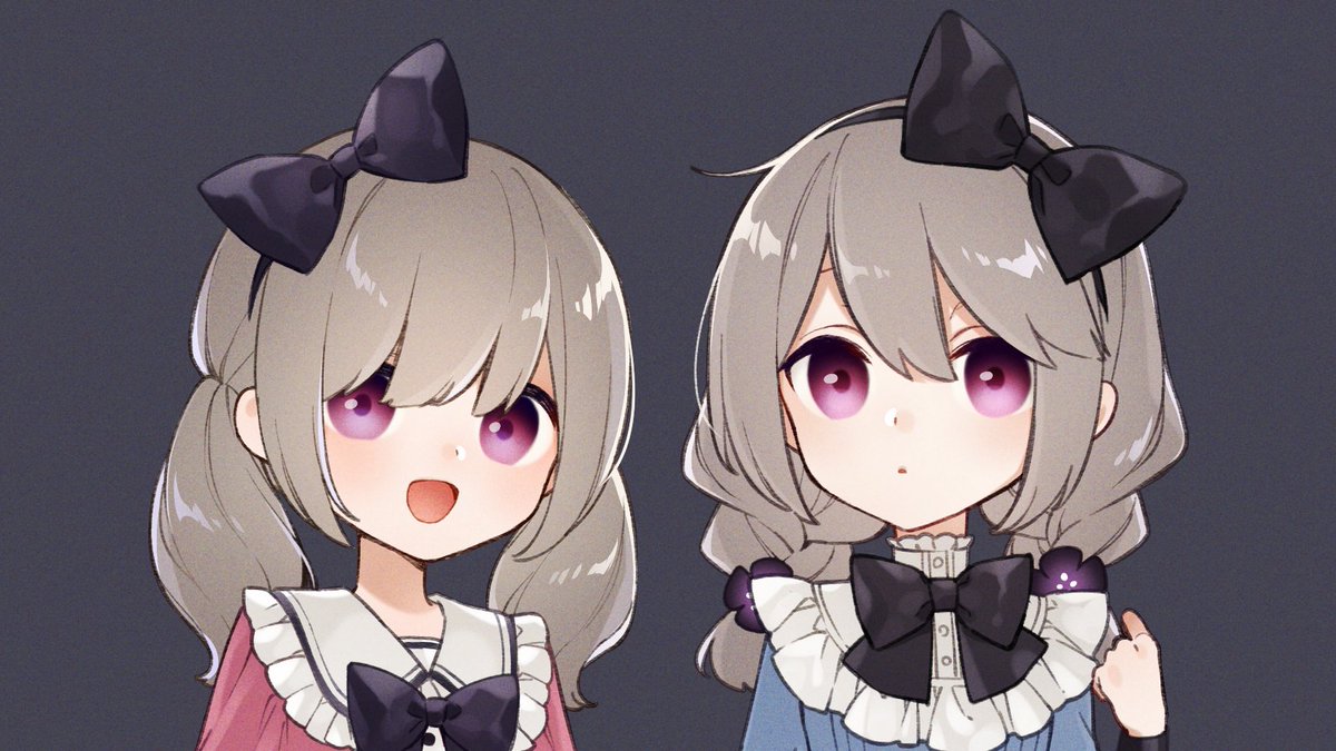 「みたいな表情の双子(姉妹)が好きすぎる 」|ごし🍫のイラスト