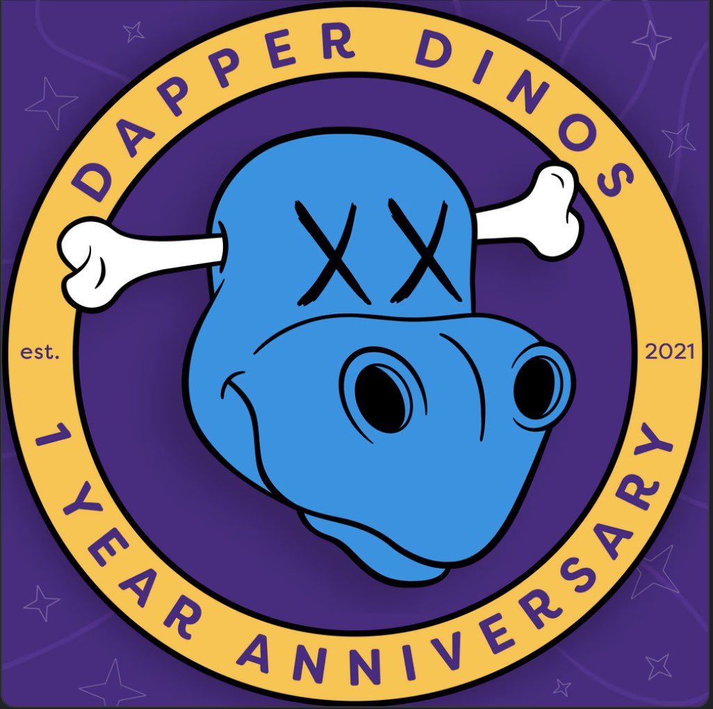 Paddock2Pitlane's tweet photo. @DapperDinoNFT anniversary NFT! GM to all the Dinos. https://t.co/MOWLfELSVS