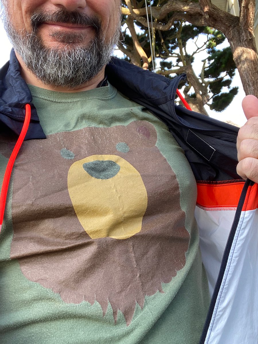 sfdcjames's tweet photo. @CloudGalacticos @SalesforcePhil @ThisIsMarkJones @Adam_Salesforce Heading back to moscone now for keynote - I’ll look out for the @CloudGalacticos shirts! To find me, I am mostly bear 🐻 😀 https://t.co/R6jLVnx6QN