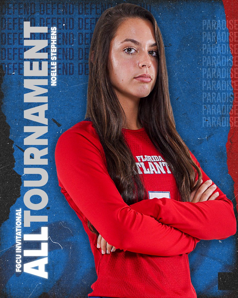 Florida Atlantic Volleyball (@fauvolleyball) on Twitter photo Congrats to <a href="/NonoStephens/">Noelle Bane</a> on earning her second All-Tournament team honor this past weekend at the FGCU Invitational!
#WinningInParadise Congrats to <a href="/NonoStephens/">Noelle Bane</a> on earning her second All-Tournament team honor this past weekend at the FGCU Invitational!
#WinningInParadise