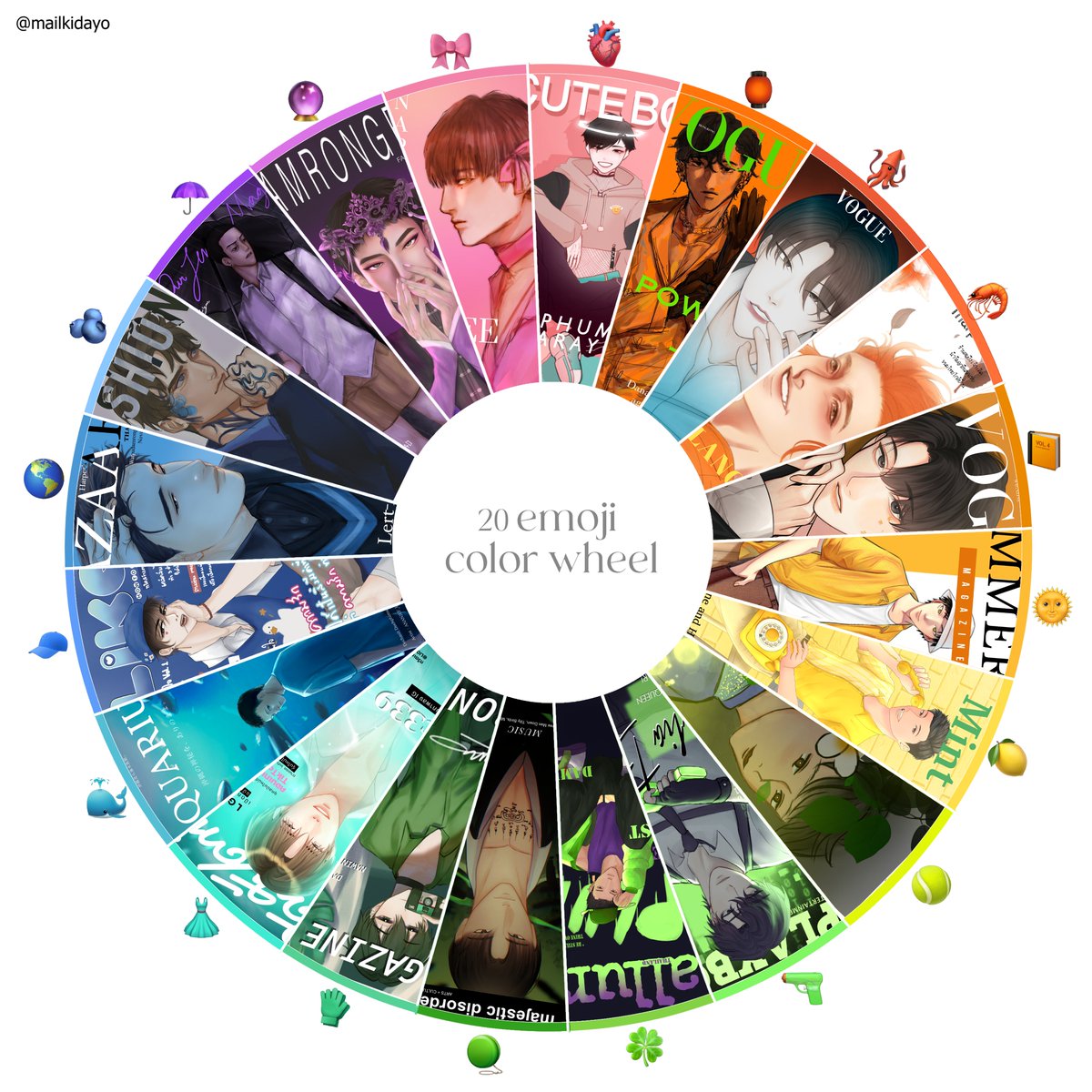 pleum_oc's tweet photo. (#TempleMag_dr
และแล้วก็สำเร็จแล้วค้าบกับวงล้อสีของเหล่าเด็กวัดดร.ทั้งหลาย โดยมาในธีม ปกนิตยสาร ครับ

ขอขอบคุณทุกคนที่เหนื่อนักในการทำงานให้ลุล่วงนะครับ เรียงสีสวยตาแตกเลยครับ😭😭😭😭) https://t.co/SeITlrH6OB