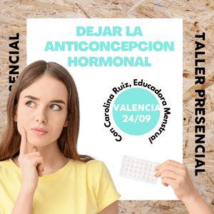 amantis_net's tweet photo. Taller - Dejar la Anticoncepción Hormonal
¿Sabes que el sangrado de la píldora no es un sangrado menstrual?
¿Has oído hablar del etinilestradiol, drospirenona y levonorgestrel?
En #amantisRussafa este sábado te lo contamos todo
#Valencia
https://t.co/Vdhpk1q2kp https://t.co/E6qtA84LG7