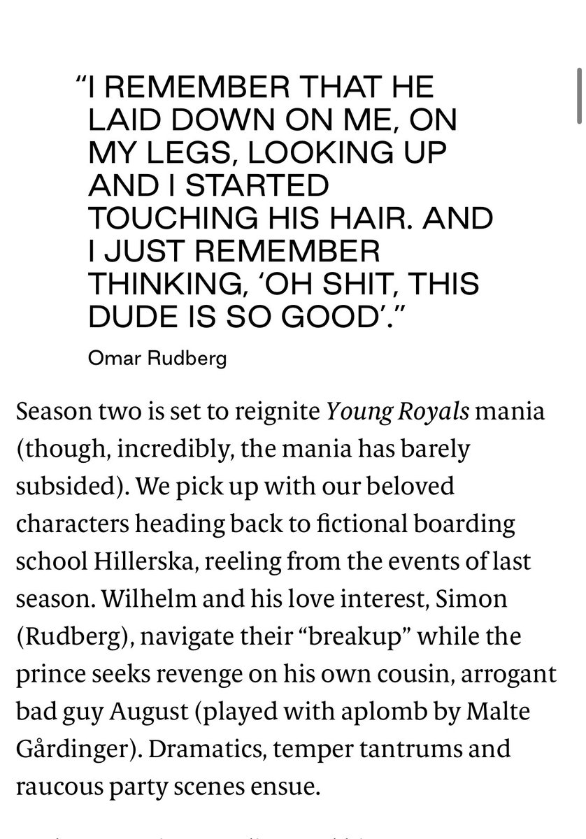 rudbergamandas's tweet image. the interview with vogue scandinavia - a thread 🧵: