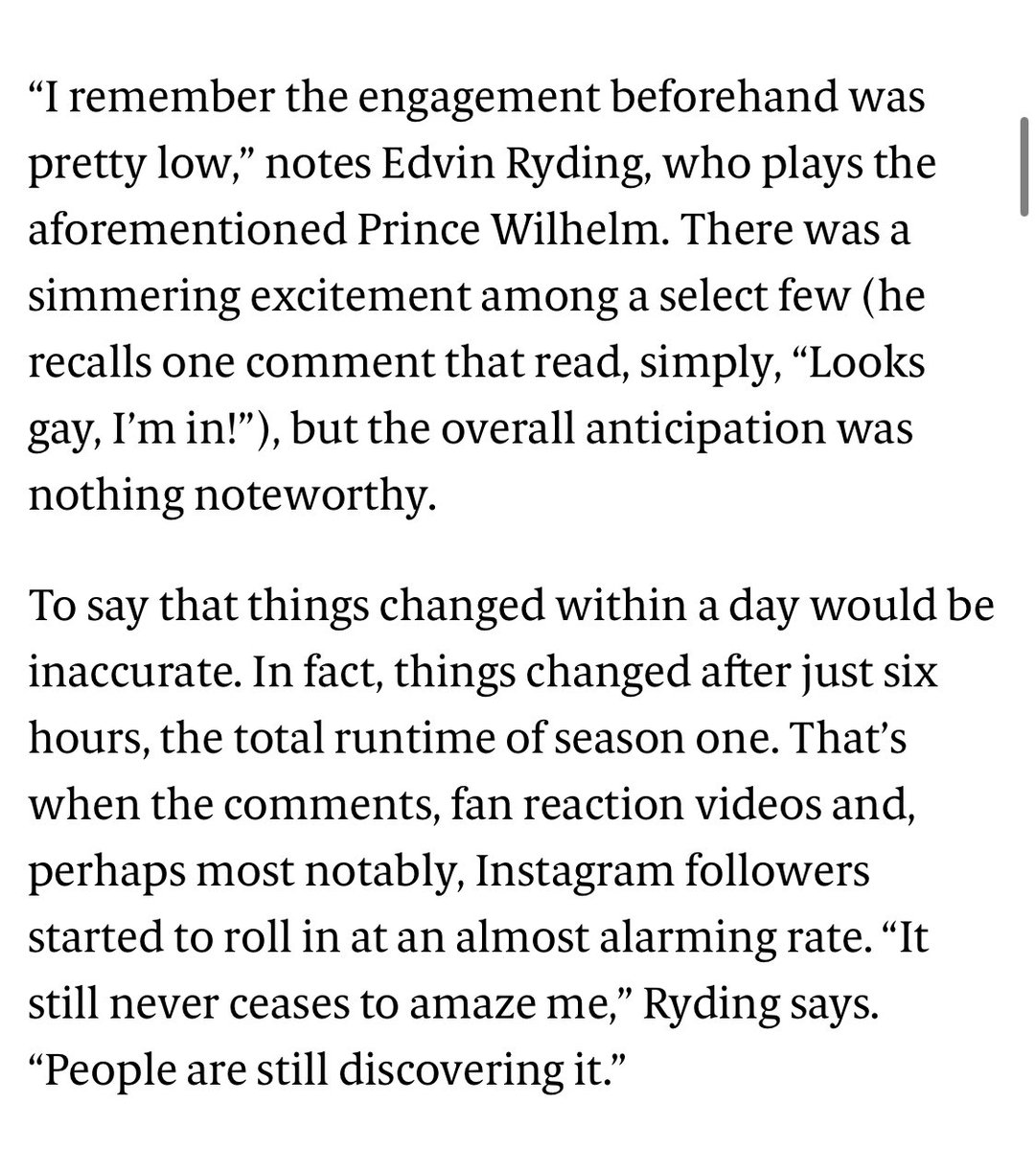 rudbergamandas's tweet image. the interview with vogue scandinavia - a thread 🧵: