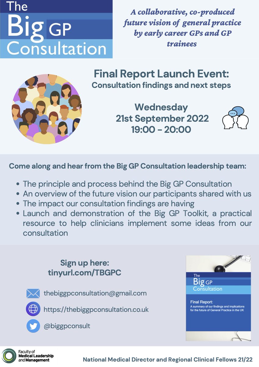 Liam Loftus (@liam_loftus) on Twitter photo Join us ⭐️ tomorrow evening ⭐️ at out <a href="/biggpconsult/">The Big GP Consultation</a> LAUNCH EVENT, 7-8pm!
Find out more about what we did, what we're doing next, and how you can get involved.
Sign up at the link below:
forms.gle/S86sbooXJx19qZ… Join us ⭐️ tomorrow evening ⭐️ at out <a href="/biggpconsult/">The Big GP Consultation</a> LAUNCH EVENT, 7-8pm!
Find out more about what we did, what we're doing next, and how you can get involved.
Sign up at the link below:
forms.gle/S86sbooXJx19qZ…