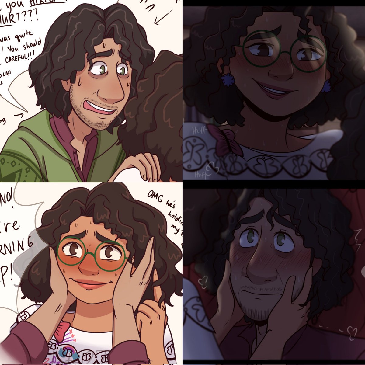 Litel27's tweet photo. It's nothing new, but I was scrolling back my media tab to see how much my Artstyle has changed😭❤️.....From my first to my recent ones

And I didn't noticed the last one has the same parallel situation 😳💦 https://t.co/3T3cpMJzCA