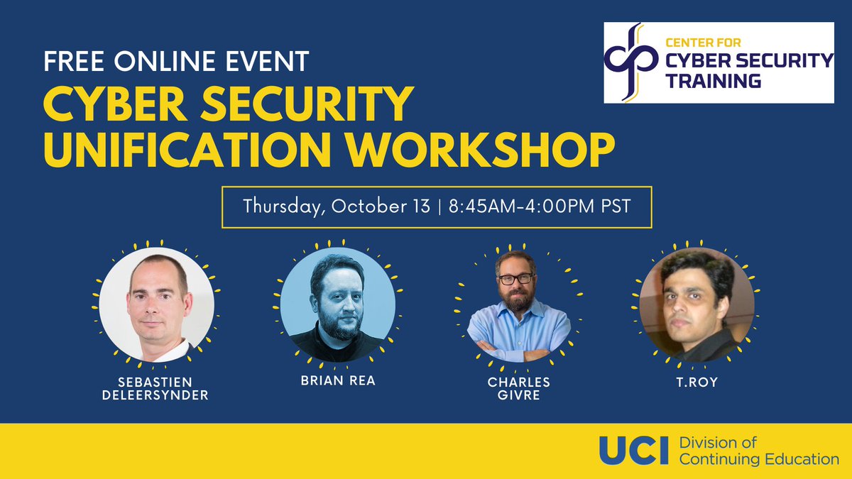 Take a deep dive into mission-critical cyber security topics including a threat modeling method that you can integrate in your deployment pipeline. 

FREE WEBINAR. October 13th. Register Today. 

bit.ly/3AZm3zB

.