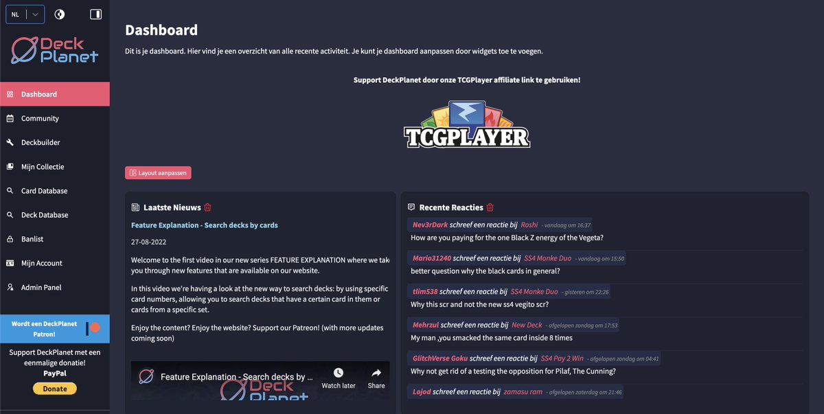 dbs_deckplanet's tweet photo. 🚀 ANNOUNCEMENT - DeckPlanet is now fully translated into multiple languages!
We are proud to announce that our website has now been fully translated into 4 different languages: English, Dutch, Spanish and German. More languages are coming in the future. https://t.co/mRnVDZlyPj