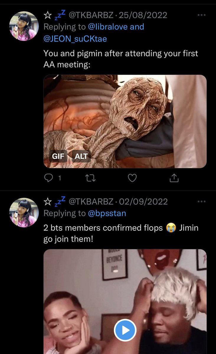 🚨 REPORT AND BLOCK THIS 🐥 ANTI. Y‘ALL ALWAYS GIVE HIS ANTIS HIT TWEETS AND FOLLOWERS WHEN WILL YOU LEARN?

📌x.com/tkbarbz