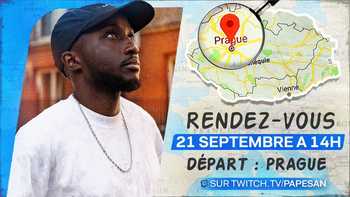RENDEZ-VOUS DEMAIN À 14H POUR LE DÉBUT DE MON TOUR D’EUROPE !! 🔥
Première destination: Prague 🇨🇿