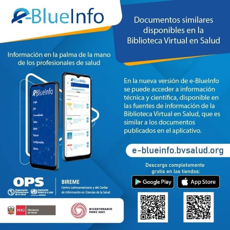 ENSAPDELPERU's tweet photo. Con #eBlueInfo puedes acceder a información de interés y a documentos similares de la BVS regional.
✅ Descubre más de sus nuevas funcionalidades en https://t.co/3asX9qDVQR
📲 Descarga gratis el App #eBlueInfo aquí: https://t.co/M02hdGw17O https://t.co/QiMFasSMVs