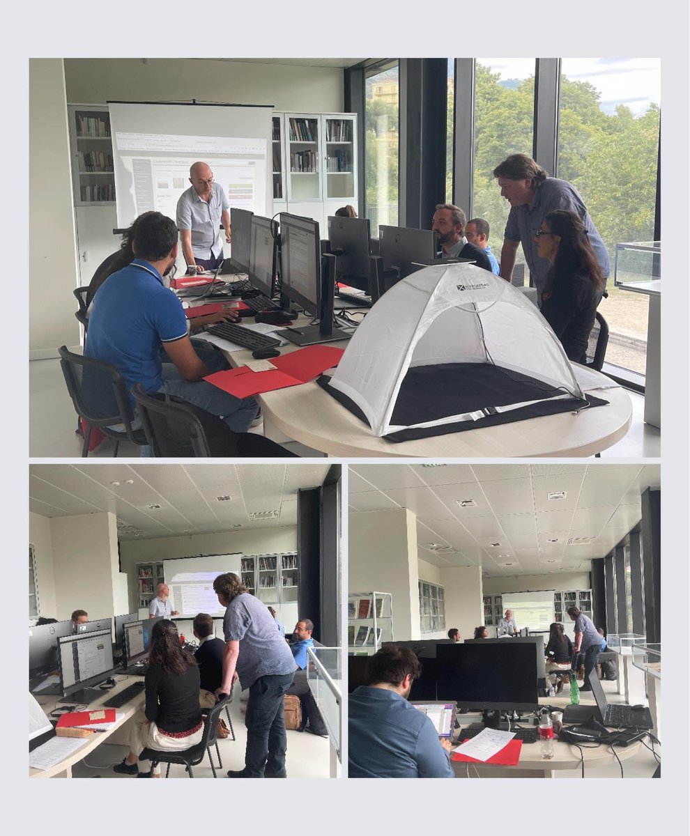 umrlisa's tweet photo. Le Workshop « Éditer numériquement un corpus » a lieu tout au long de la semaine au sein de l’UMR LISA.💻
Avec pour cas pratique : correspondance de John-Antoine Nau, transcription de la correspondance originale de l’écrivain (1910-1916)📖
#umrlisa #dr12_cnrs #Inshs_CNRS #inshs https://t.co/CRj7nJe2Ts