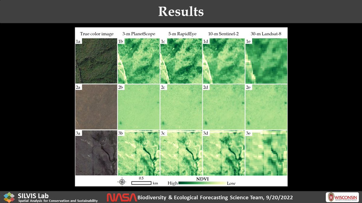 BzGEO's tweet photo. Prof. Volker Radeloff from @UWMadison's @SilvisLab provided some fascinating insights about the utility of integrating multiple #EO datasets like #Landsat, @CopernicusEU #Sentinel2, and @Planet's PlanetScope + RapidEye for habitat mapping.π― #NASABEF #BEF #EarthObservation https://t.co/4DrBXqBHJZ