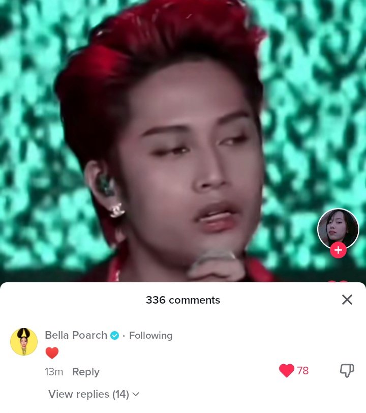 WTF NAG COMMENT SI BELLA POARCH!!!!