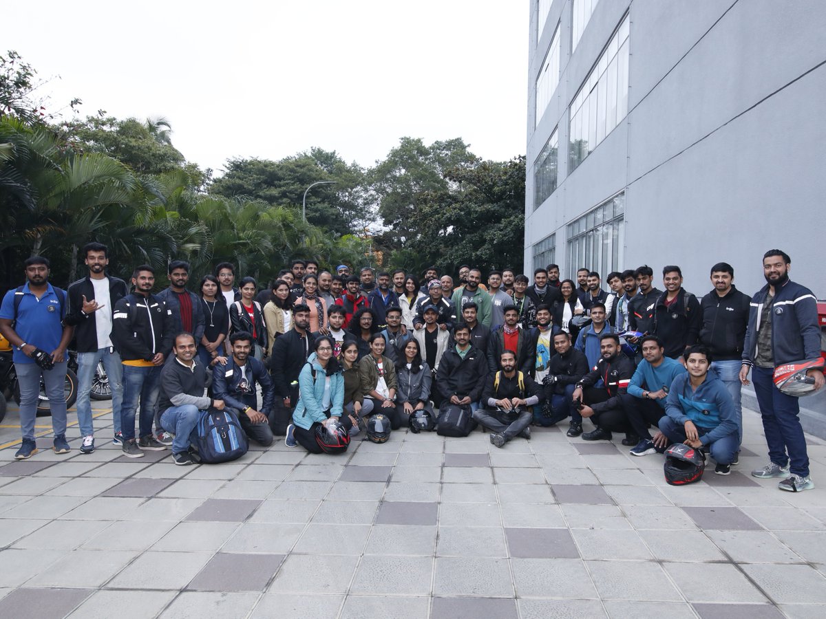 BrillioGlobal's tweet image. An organization&apos;s true strength lies in the unity of its people. Recently, more than 100 of our people came together with their bikes to complete a 250km ride. It was an amazing experience, where we had tremendous fun.

#LifeAtBrillio #BSync #Brillians